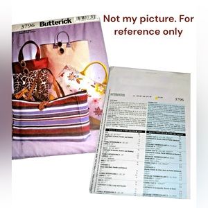 Pattern # 3796 Butterick Brand Y2K Vintage Sewing Pattern - Uncut - No envelope